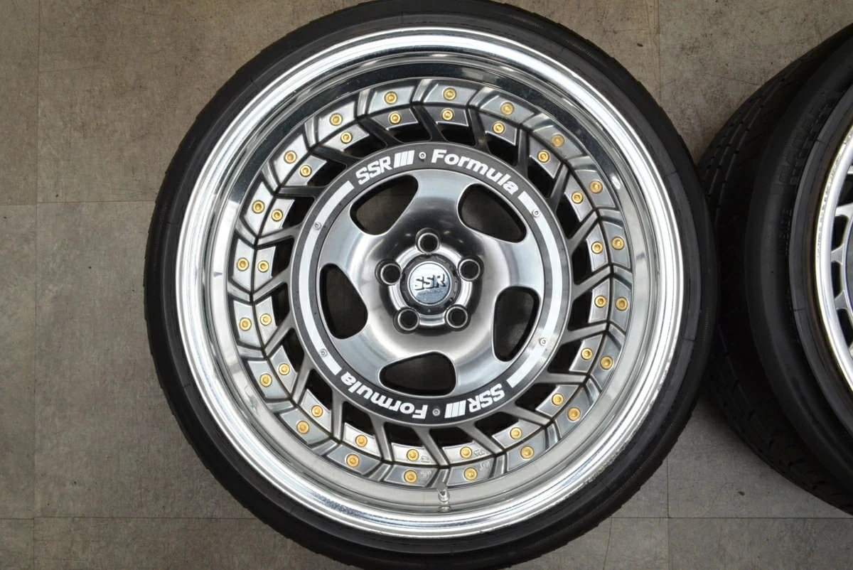 JDM Used SSR 4-Book Set 1810.5J x 18-29 PCD 100 245/35ZR18 92Y with RA No Tires - Image 3