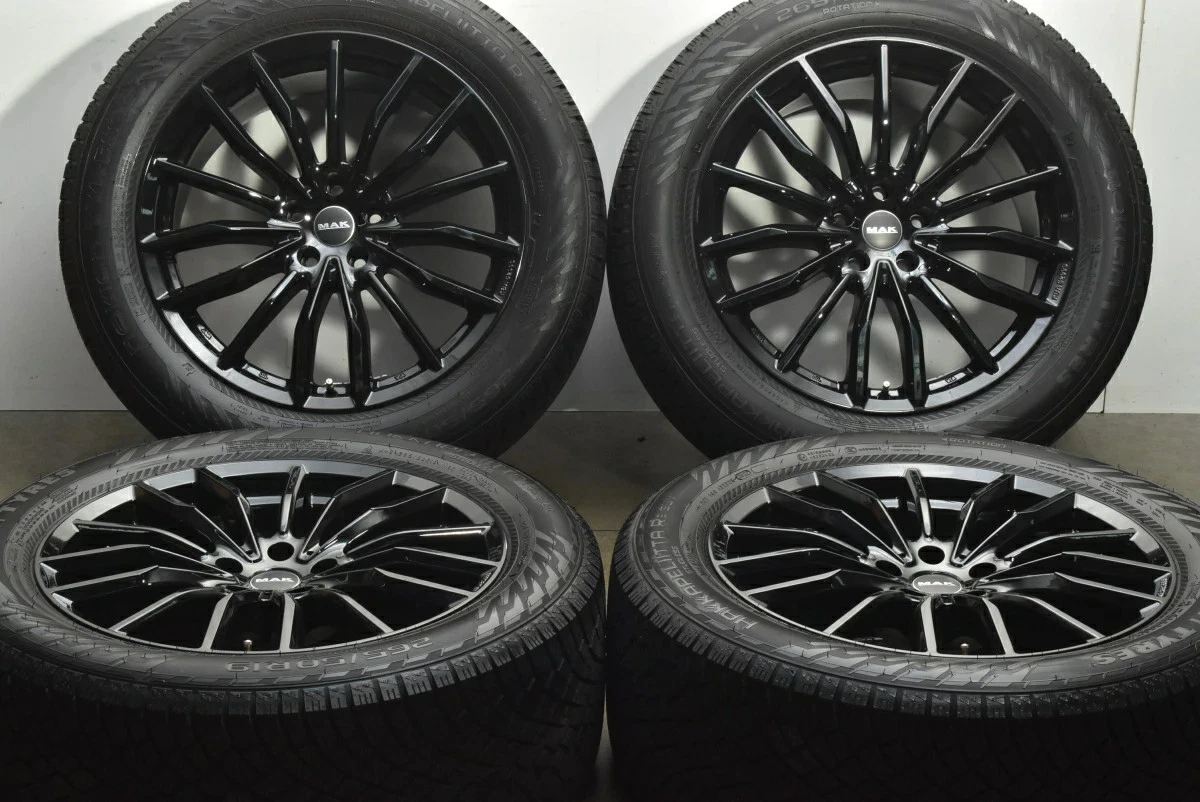 JDM Used MAK Wheel Set 4-Book Set 199.0J x 19 +38 PCD 112 265/50R19 11 No Tires - Image 2