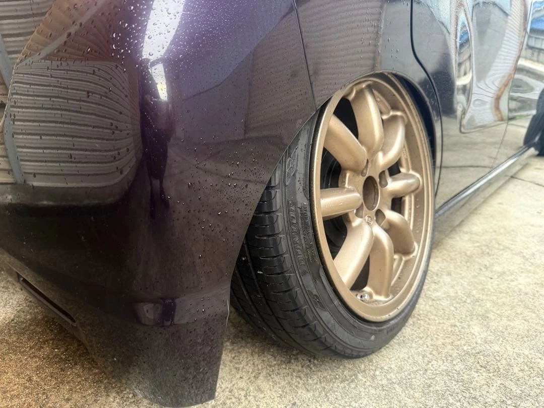 JDM Watanabe black racing wheels 165/50R15 No Tires - Image 2