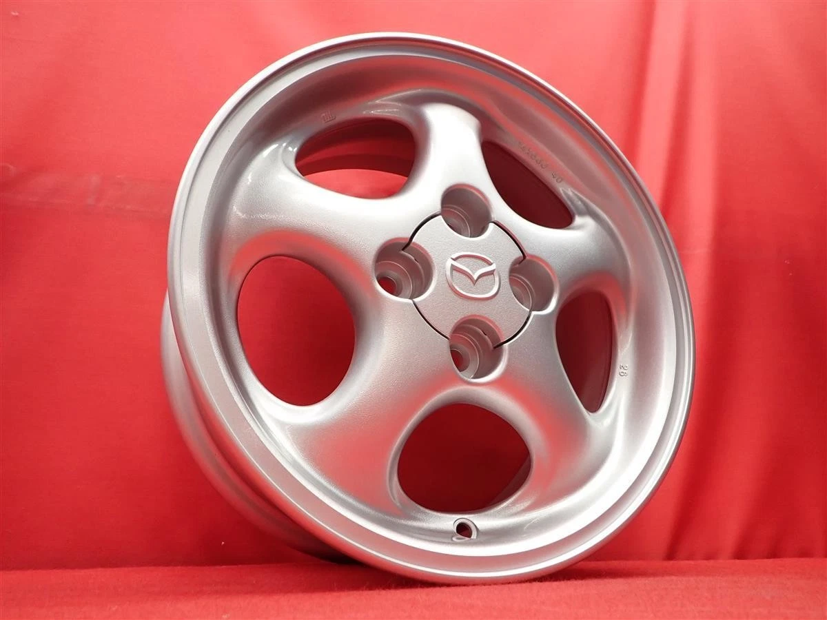 JDM Used genuine Mazda Roadster NB6C wheels 4Book 6J PCD100 4x40 offse No Tires - Image 2