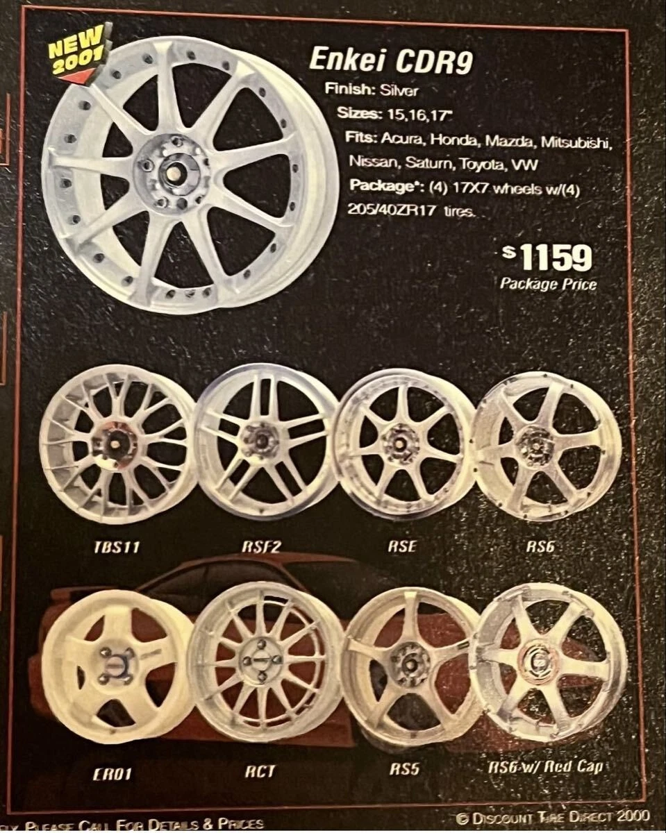 JDM US ENKEI CDR918x7j +40 4x4 100 114.3 wheels for Accord Civic Integ No Tires - Image 3