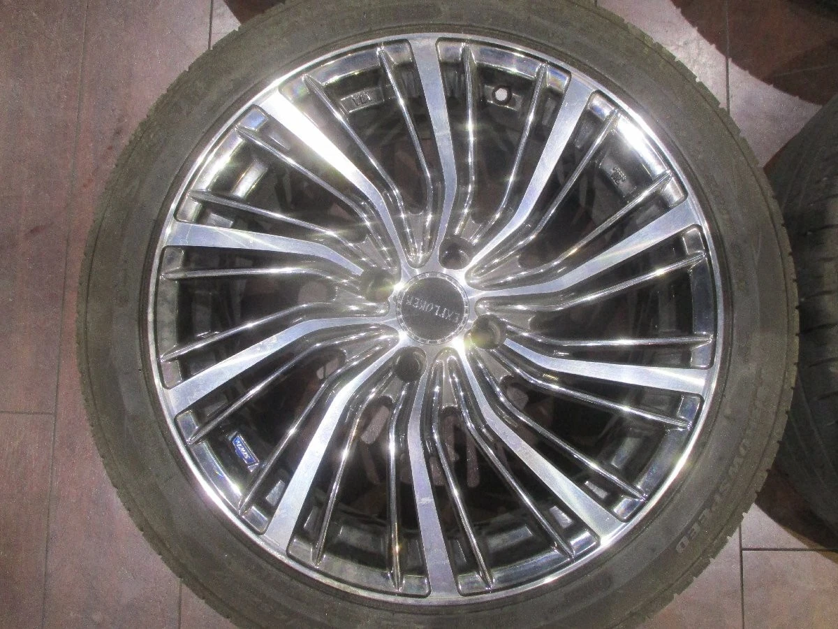 JDM Used Hot Stuff Stich Explorer 4 17 Tire & Wheel Set 4-Pack 215/45R No Tires - Image 4