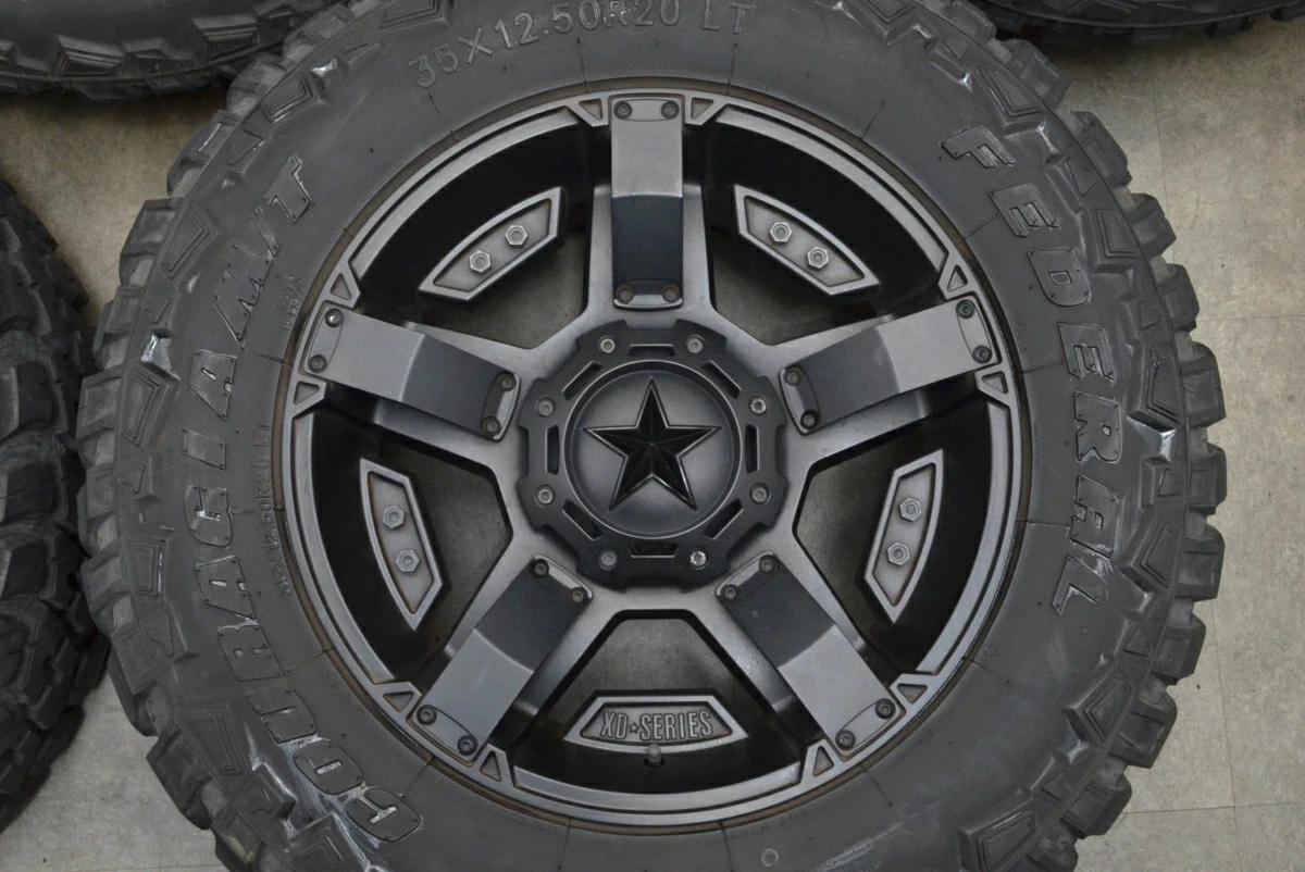 JDM Used KMC 5-Book Set 209.0J x 20±0 PCD xxx 35x/12.50R20 LT 121Q wit No Tires - Image 4