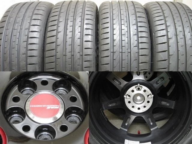 JDM Used Work Emotion T7R 17 & AZENIS FK520L 215/45R17 4-Pack tires fo No Tires - Image 6