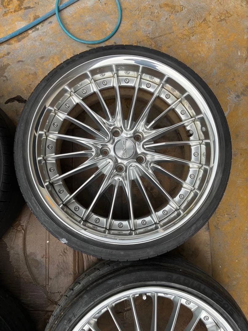 JDM WORK Schbart Regnitz SWF 19-inch wheels with tires. No Tires - Image 6