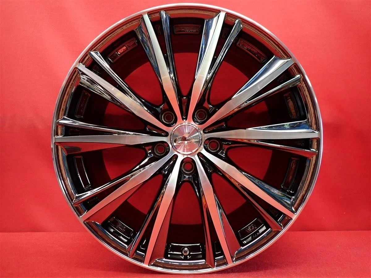 JDM Used WEDS LEONIS WX wheels 4-wheel 8J 18-inch wheels PCD 114.3 5x1 No Tires - Image 4