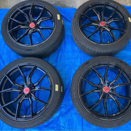 JDM Used RAYS gramlights 57FXX wheels 20PCD114.3 offset 45mm 8.5J 5H f No Tires