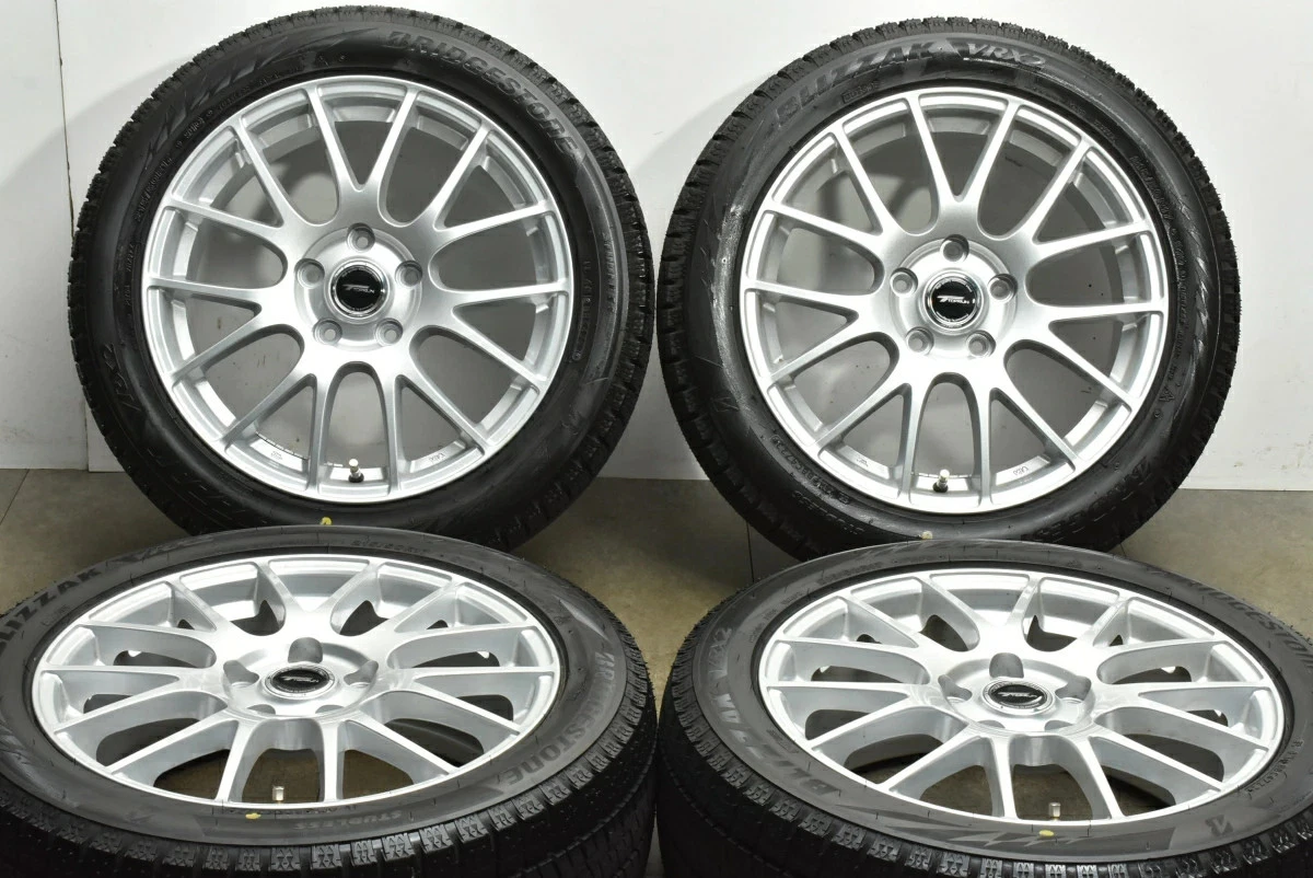 JDM Used Bridgestone 4-Book Wheel Set 177.0J x 17 +53 PCD 114.3 215/50 No Tires - Image 2