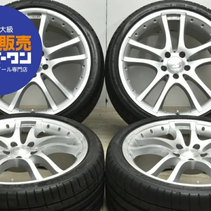 JDM Used Topy 4-Book Wheel Set 208.5J x 20 +50 PCD 108 245/45R20 103Q No Tires