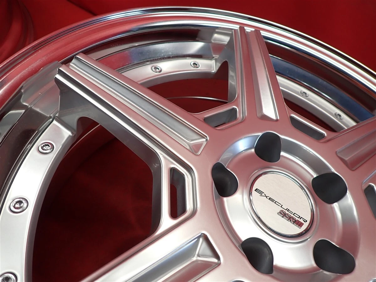 JDM Used SSR EXECUTOR RC06S wheels 4Book 8.5J 20PCD114.3 5x114.3 bolt No Tires - Image 9