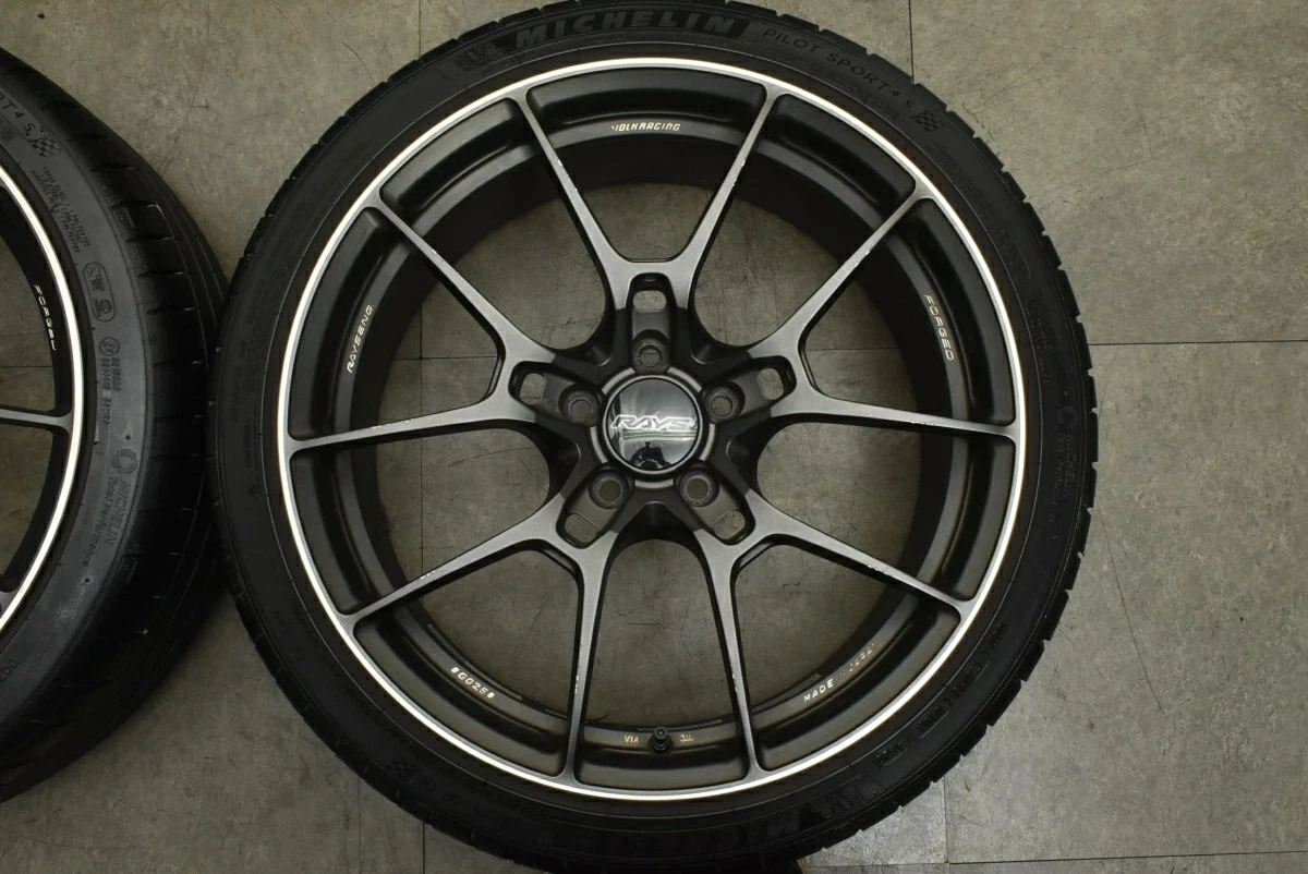 JDM Used RAYS 4-Book Set 198.5J x 19 +35 PCD 112 245/35ZR19 93Y with M No Tires - Image 4