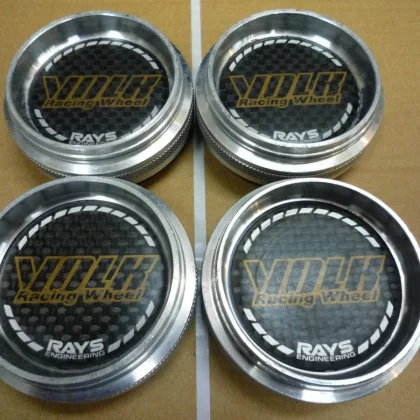 JDM Used RAYS VOLK RACING GT High Type 2 Center Caps Set of 4 Individu No Tires