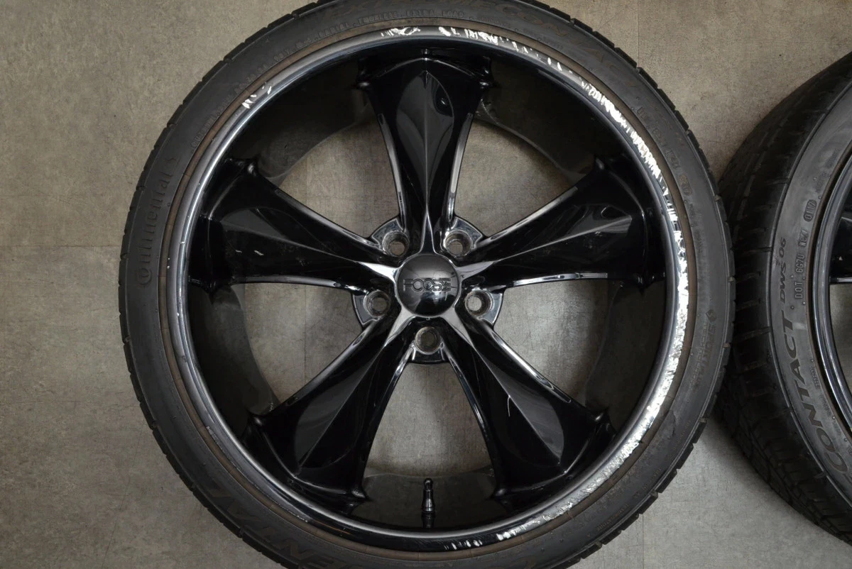 JDM Used FOOSE Legend F104 4-Book Set 208.5J x 20+32 229J x 22+38 PCD No Tires - Image 4