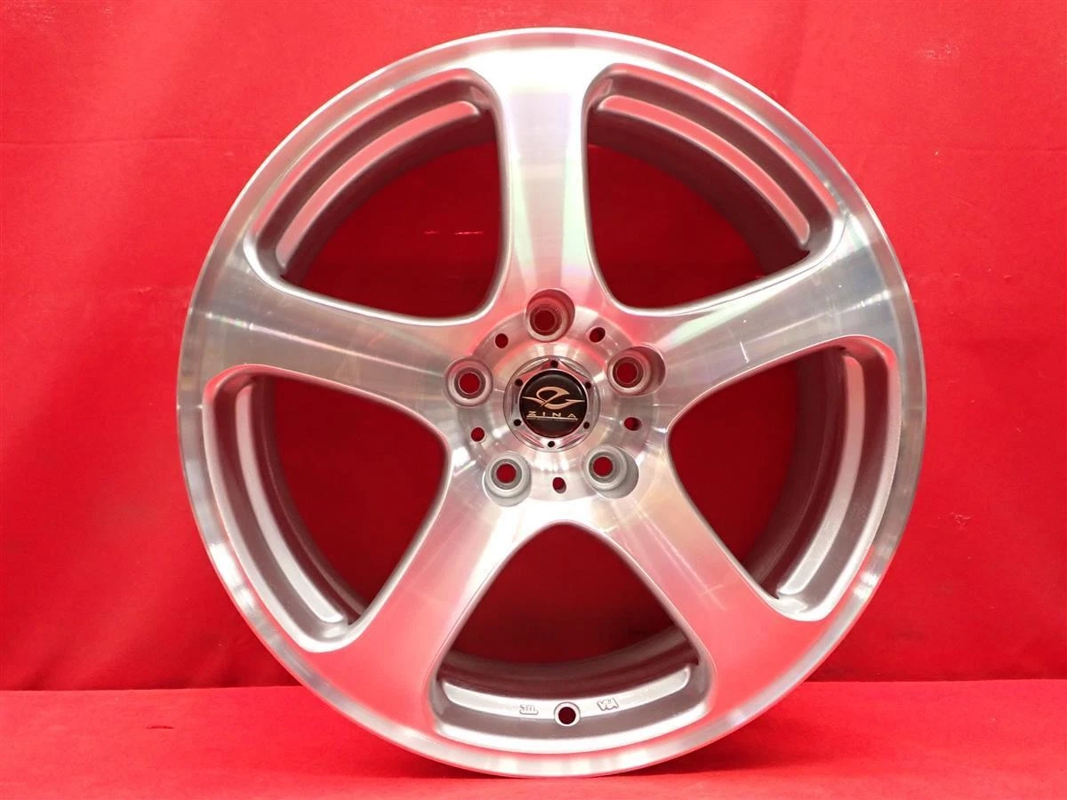 JDM Used ZINA 5-spoke wheels 4-spoke 8J 17x114.3 bolt pattern 5x114.3 No Tires - Image 4