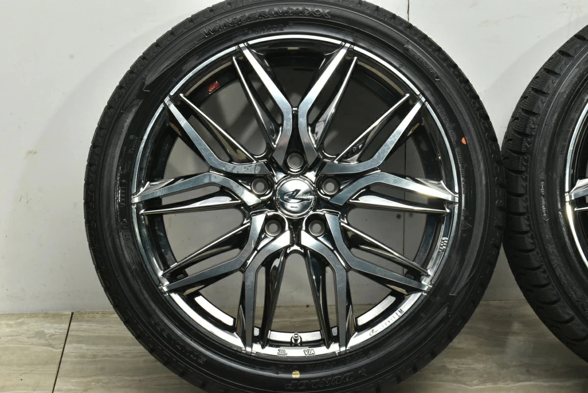 JDM Used WEDS 4-Book Wheel Set 187.0J x 18 +55 PCD 114.3 225/45R18 91Q No Tires - Image 5