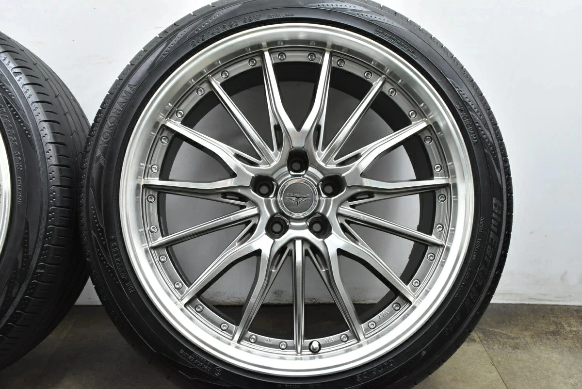 JDM Used Topy 4-Book Set 208.0J x 20 +35 PCD 114.3 245/40R20 99W with No Tires - Image 7