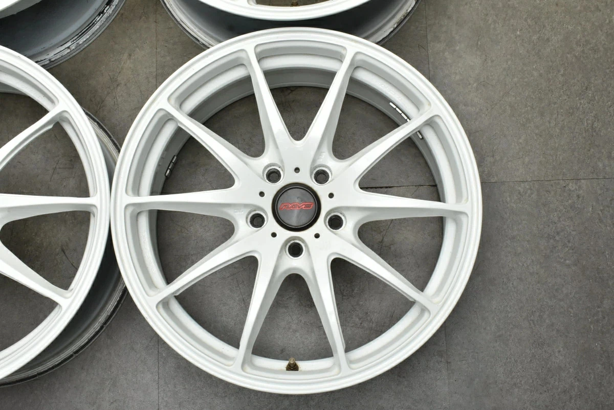 JDM Used RAYS Volk Racing G25 wheels 4-piece set 187.5J +48 offset 8.5 No Tires - Image 5