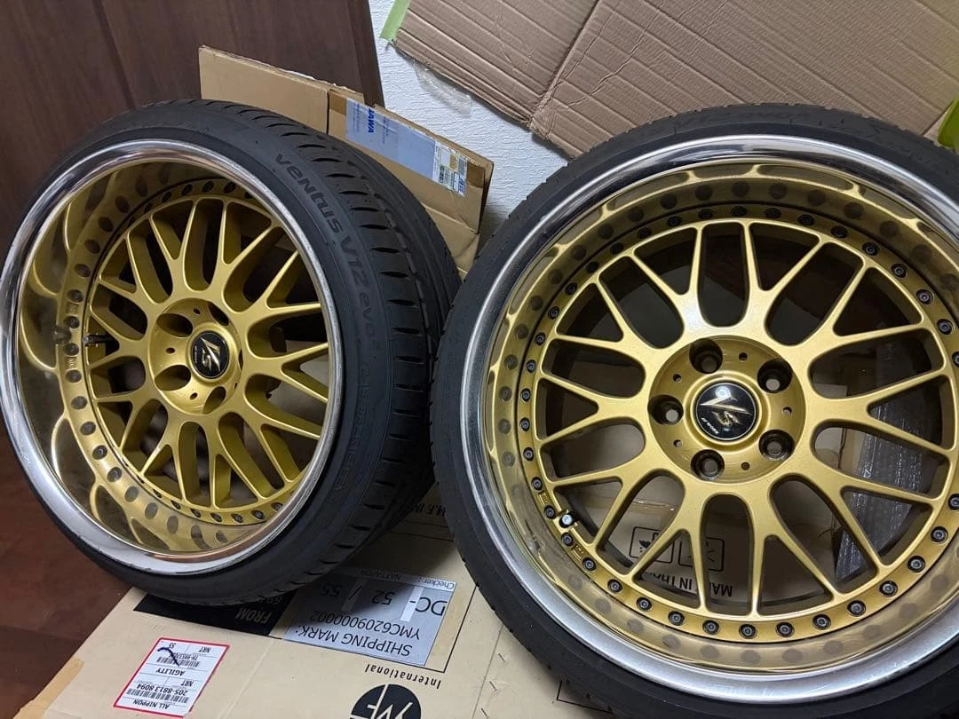 JDM Work VS-XX 18-inch 11J -4 2Book Deep Rim for Drilling etc. No Tires