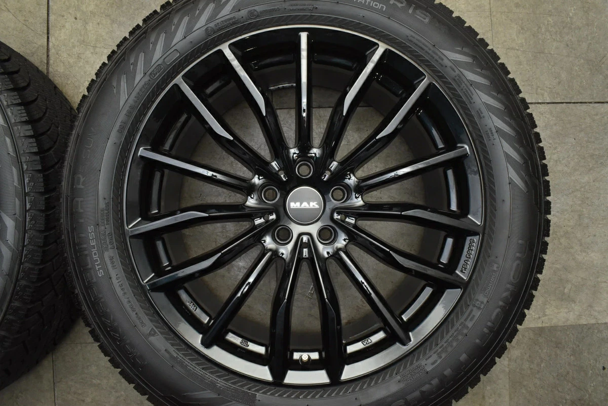 JDM Used MAK Wheel Set 4-Book Set 199.0J x 19 +38 PCD 112 265/50R19 11 No Tires - Image 5