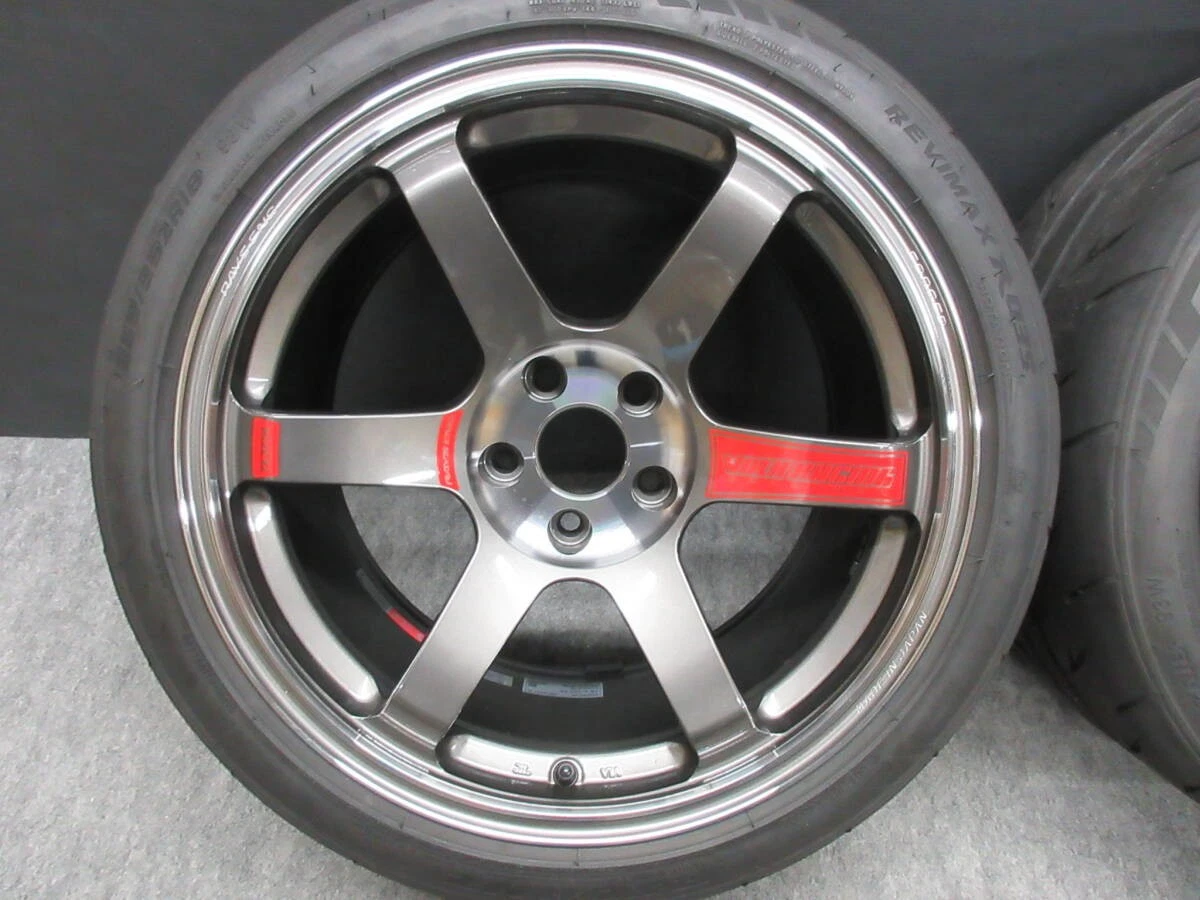 JDM VOLK RACING TE37 FORGED 18" GREAT QUALITY FORGING GT-R R32 R33 R43 No Tires - Image 3