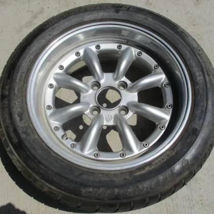 JDM Watanabe RS-8 16-inch PCD114.3 4-lug 7.5JJ OFF+6 205/55R16 1 book No Tires