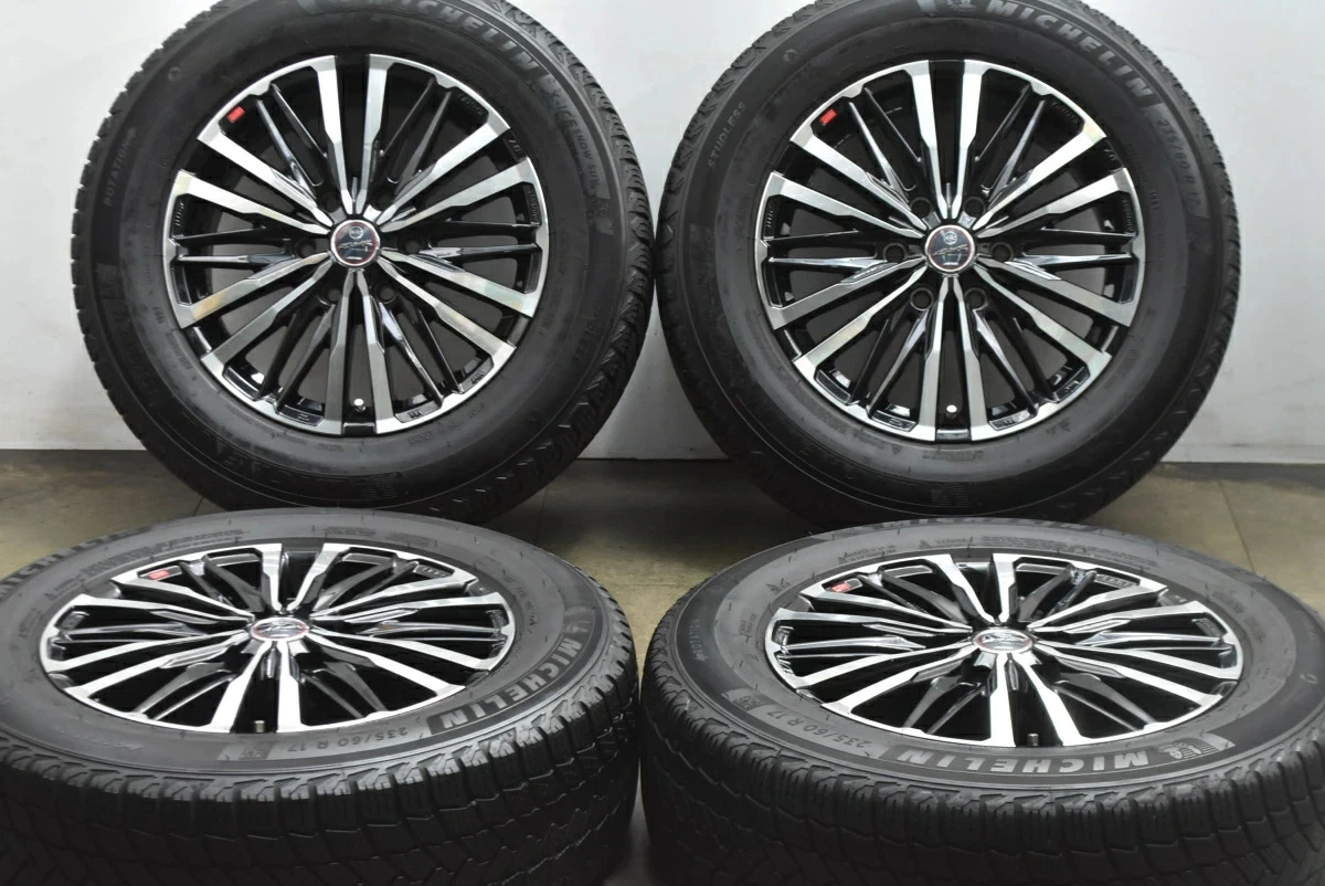 JDM Used SMACK 4-Book Wheel Set 177.0J x 17 +55 PCD 130 235/60R17 106T No Tires - Image 2