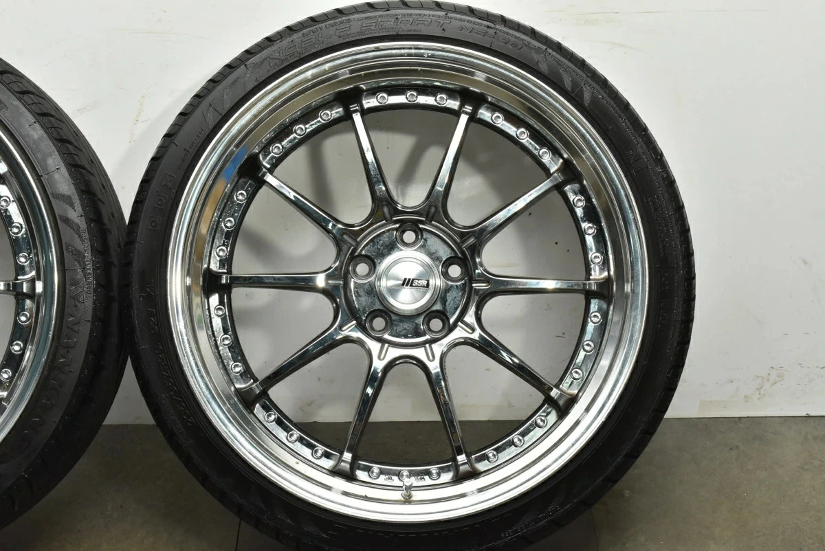 JDM Used WEDS STADTBERGE 4-Book Set 177.0J x 17 +38 PCD 114.3 LT225/65 No Tires - Image 6