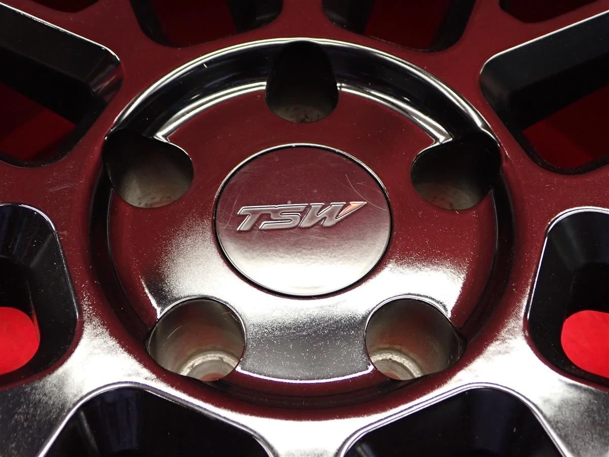 JDM Used TSW Mosport wheels 4Book 8.5/9.5J 19x114.3 PCD 5x20 bolt patt No Tires - Image 10