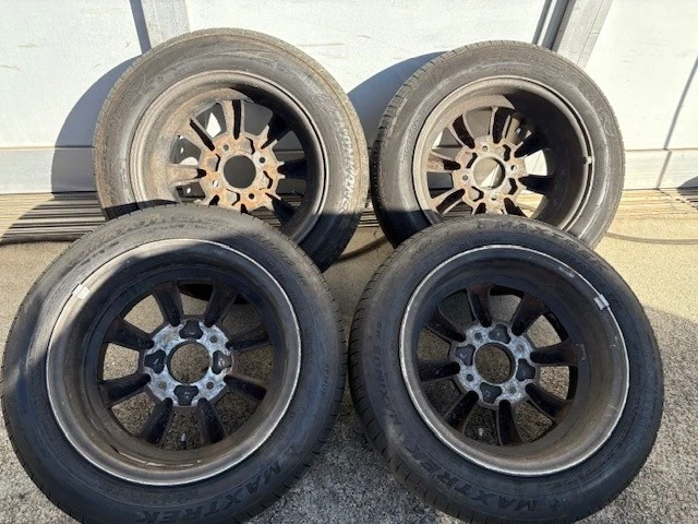 JDM Used RS Watanabe 4-lug 6.5J-14 B 2-piece set 6J-14 2-piece set mat No Tires - Image 6