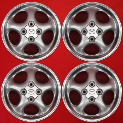JDM Used genuine MAZDA Roadster NB6C wheels 4Book 6J 14PCD100 4x40 off No Tires