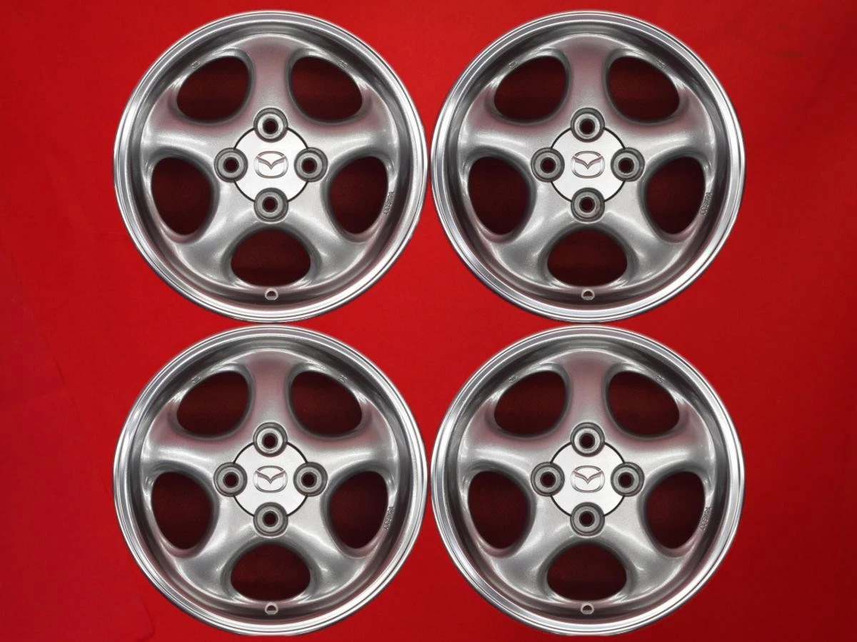 JDM Used genuine MAZDA Roadster NB6C wheels 4Book 6J 14PCD100 4x40 off No Tires