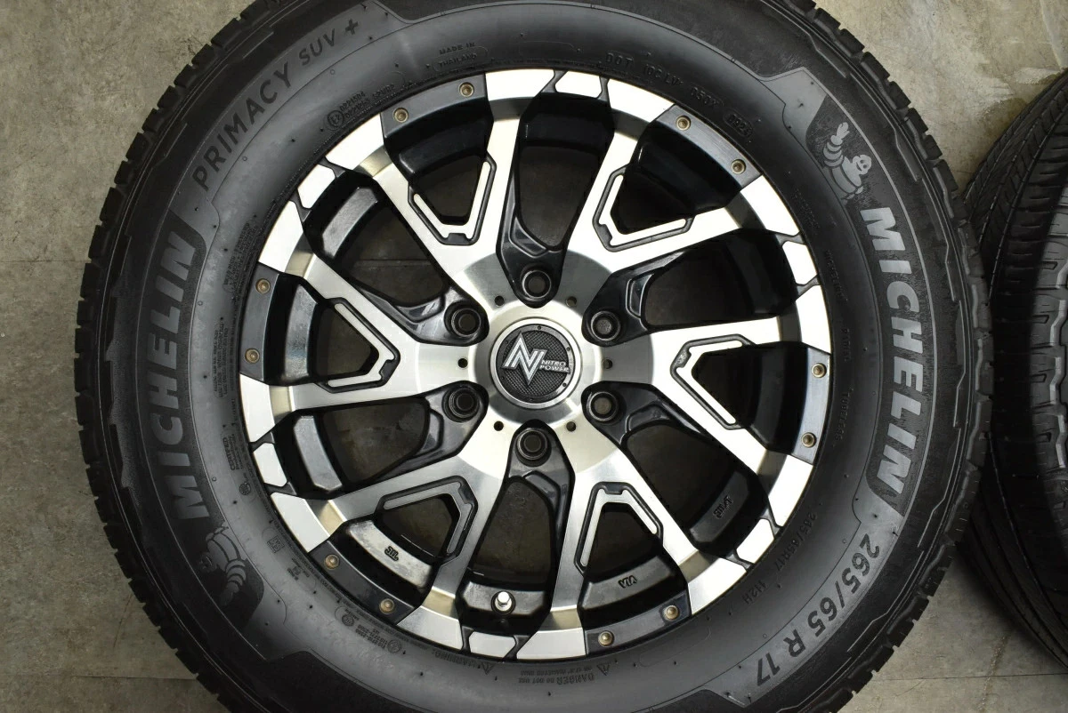 JDM Used MID 4-Book Set 178.0J x 17+20 PCD 139.7 265/65R17 112H with M No Tires - Image 4