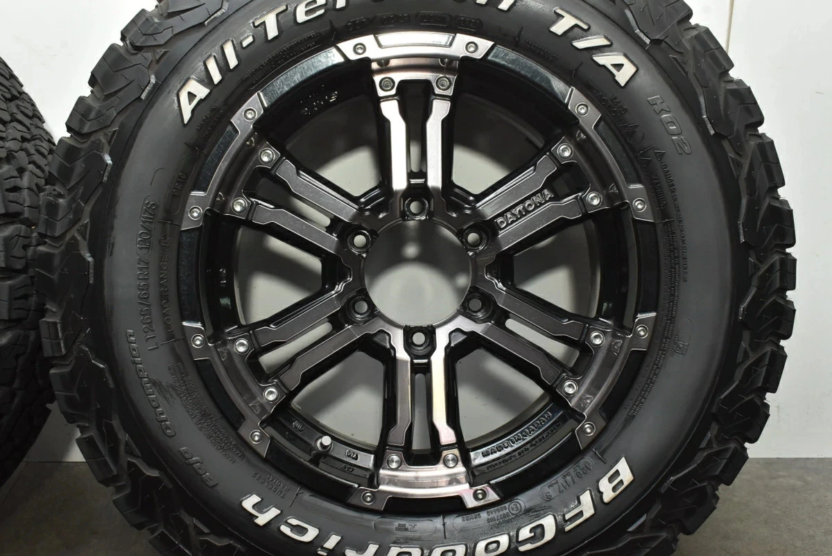 JDM Used RAYS 4-Book Set 178.0J x 17+20 PCD 139.7 LT265/65R17 120/117S No Tires - Image 7