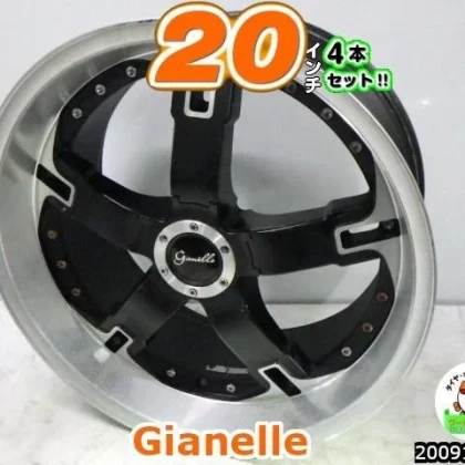 JDM Used Deep Rim Wheels 20-inch 4-Piece Set Gianelle 20x8.5J+45 20x10 No Tires