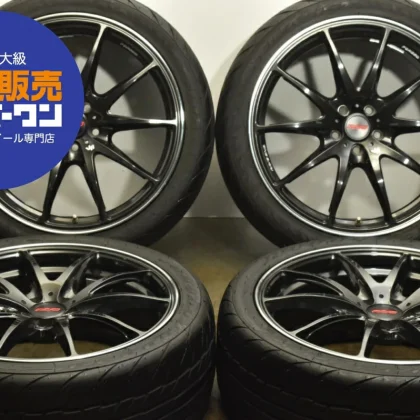 JDM Used RAYS 4-Book Set 187.5J x 18 +48 ​​PCD 114.3 225/40ZR18 92Y wi No Tires
