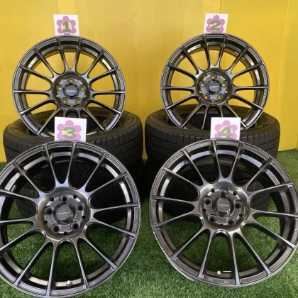 JDM Weds sport SA-72R 17x7.0J 48 5x100 PCD wheels 4-pack. Wedssports 1 No Tires