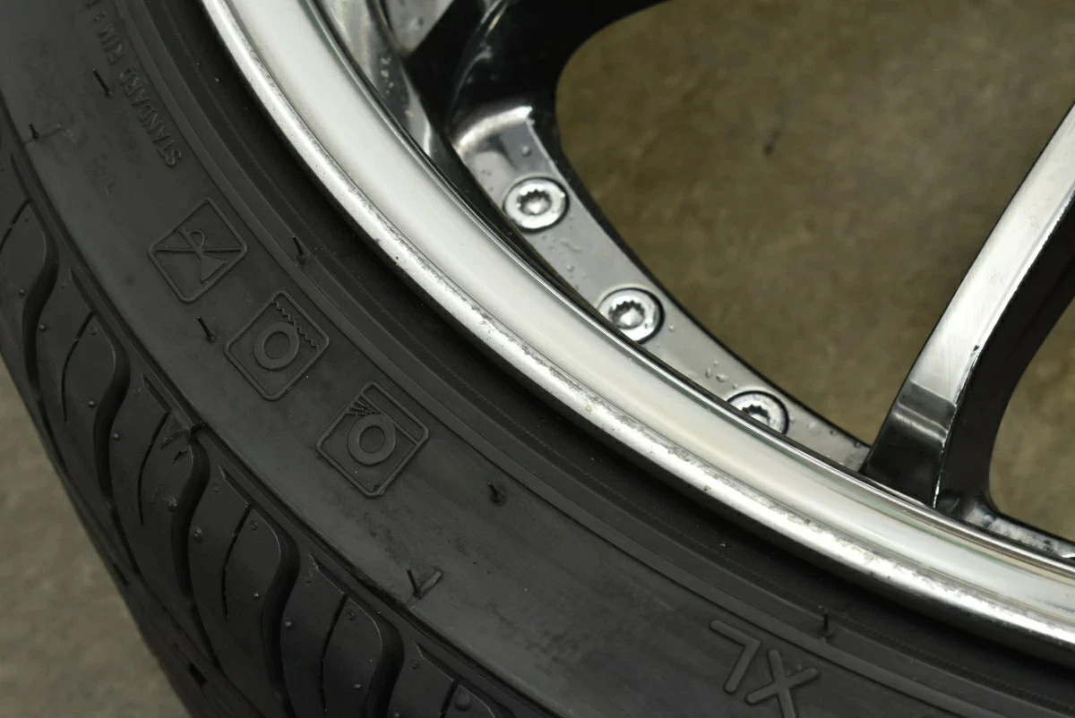 JDM Used WEDS STADTBERGE 4-Book Set 177.0J x 17 +38 PCD 114.3 LT225/65 No Tires - Image 10