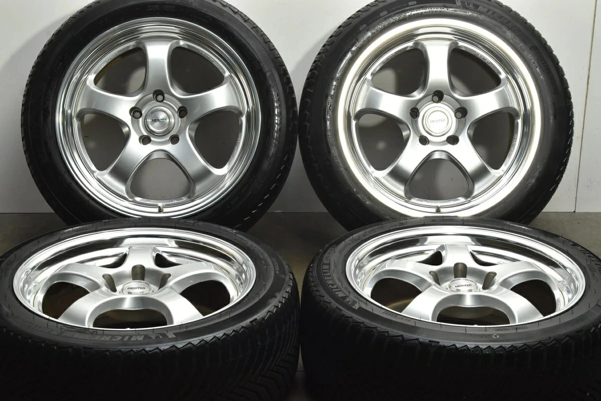 JDM Used WORK 4Book set 188.5J x 18 +47 PCD 120 245/45R18 100Y with Mi No Tires - Image 2