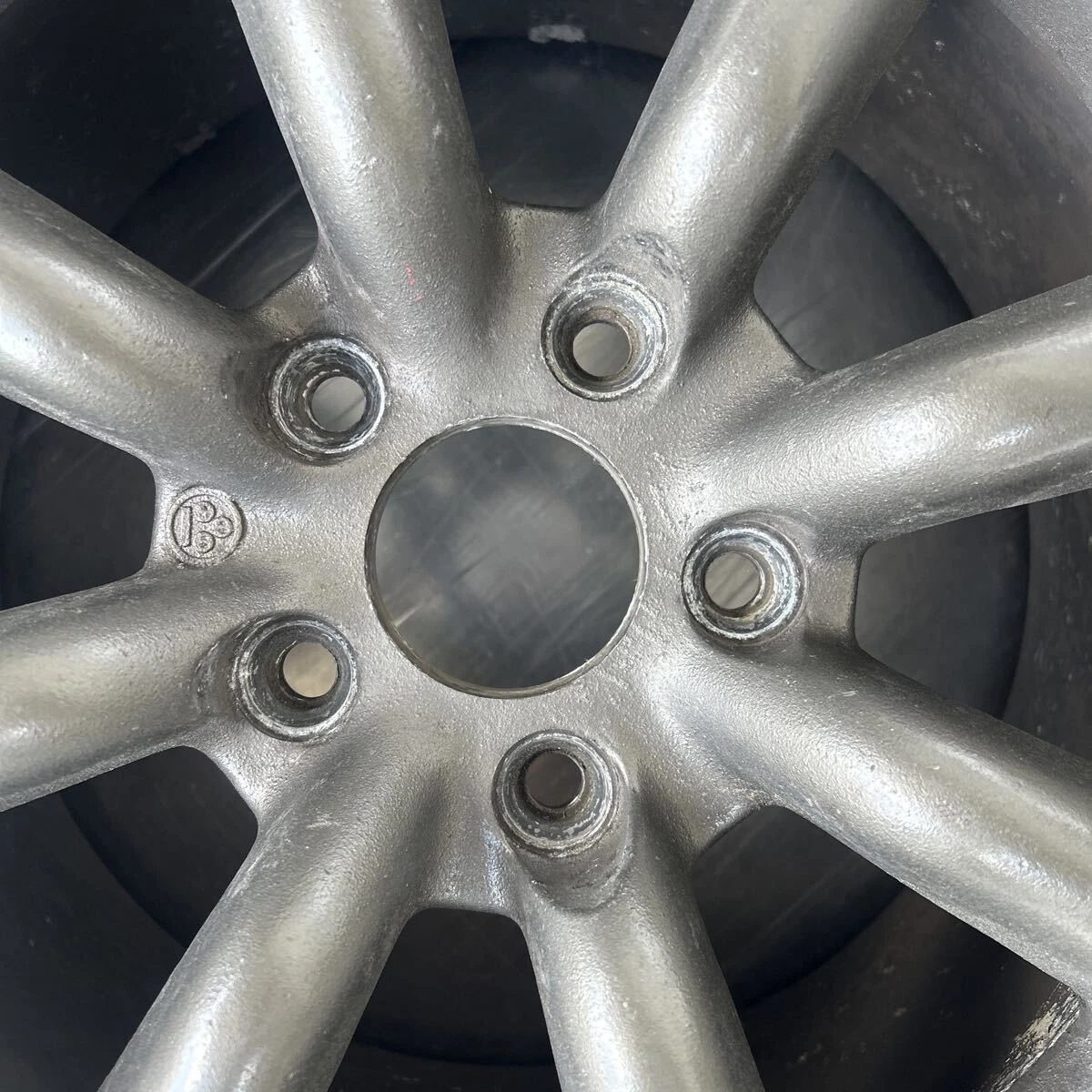 JDM Watanabe 8-spoke 16-inch 1-piece set 16x9J +32 114.3/H5 hub diamet No Tires - Image 2