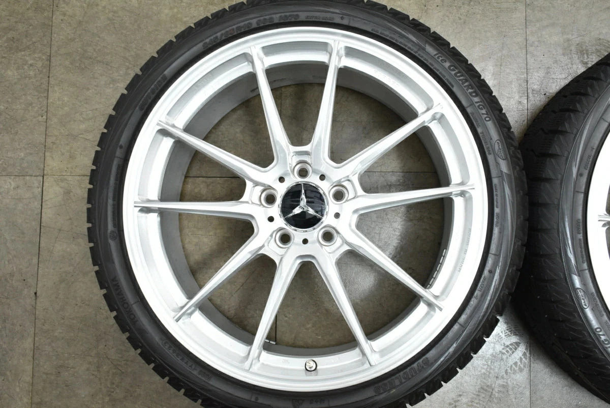 JDM Used TWS 4-Book Wheel Set 198.5J x 19 +33 PCD 112 245/35R19 93Q Yo No Tires - Image 4