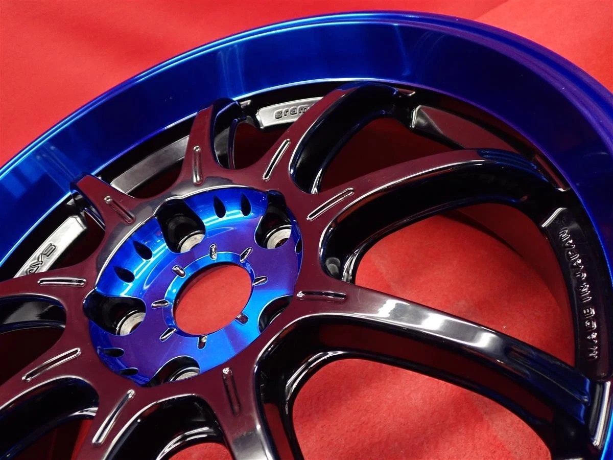 JDM Used RAYS GRAVILLAGE 57 Gainer wheels 4Book 7.5J 18PCD114.3 5x52 o No Tires - Image 10