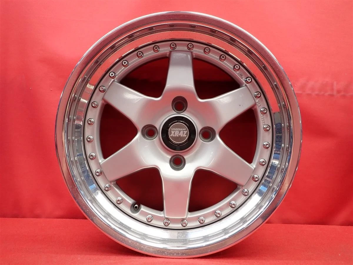JDM Used out-of-print rare Longchamp XR-4Z wheels 4Book 7/7.5J 16PCD11 No Tires - Image 8