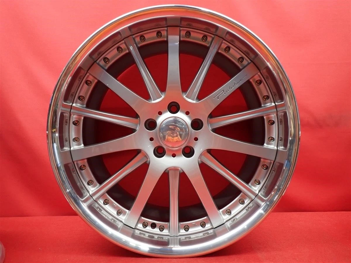 JDM Used WALD Valdo Portofino 2P P12-C wheels 4Book 9/10J 20PCD114.3 5 No Tires - Image 7