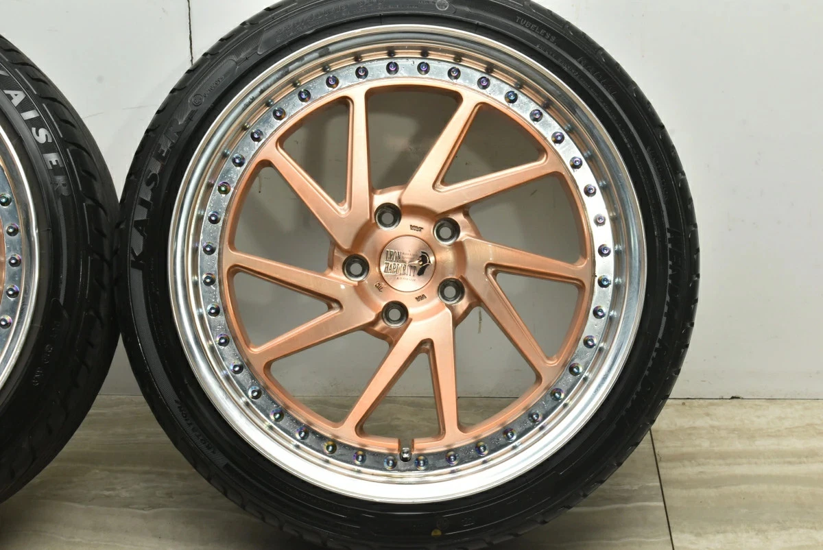 JDM Used Leonhard 4-Book Set 199.0J x 19 +44 PCD 114.3 225/40R19 93V w No Tires - Image 7