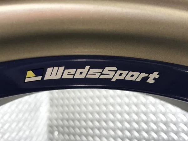 JDM Used Wheel Set: Weds Sport SA-70 8J-17 +32 114.3 5H Wheels New for No Tires - Image 6