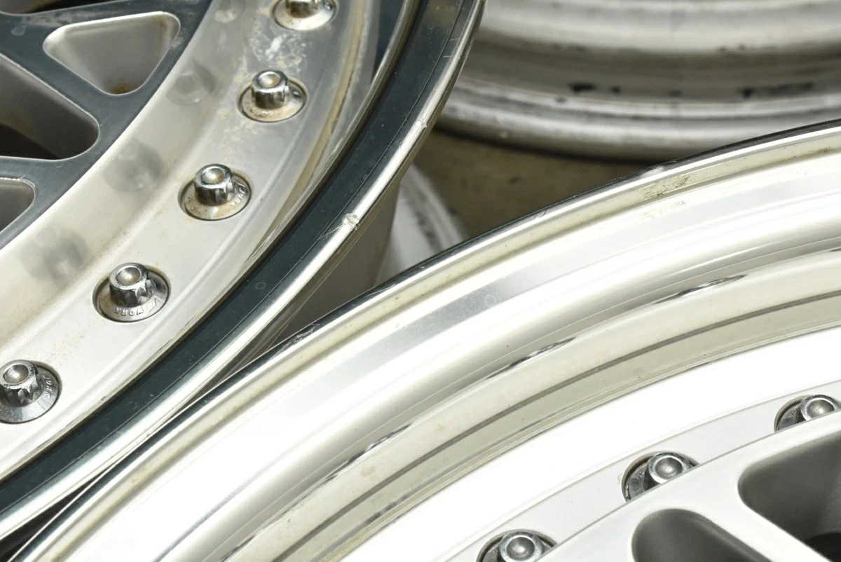 JDM Used WORK 4Book Wheel Set 198.5J x 19 +45 PCD 112 Wheels only No Tires - Image 8