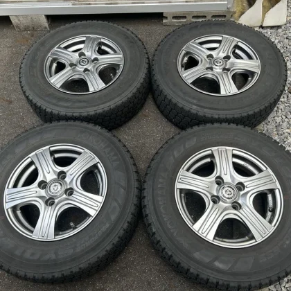 JDM WEDS VELVA SF 4Book studless aluminum wheels 135.00B 36 offset 4-l No Tires