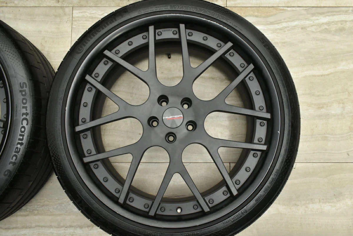 JDM Used HYPER FORGED 4-Book Set 229.5J x 22+31 PCD 114.3 265/35R22 10 No Tires - Image 5