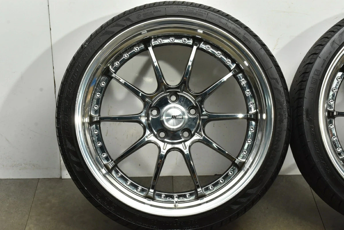 JDM Used WEDS STADTBERGE 4-Book Set 177.0J x 17 +38 PCD 114.3 LT225/65 No Tires - Image 5