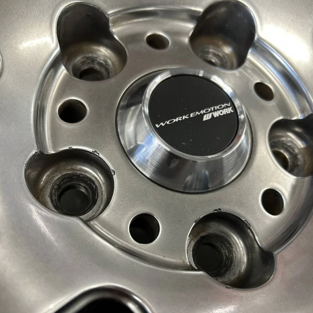 JDM Used WORK Emotion CR UWH21 wheels 2-piece 20-inch 8.5J+32 offset 9 No Tires - Image 6